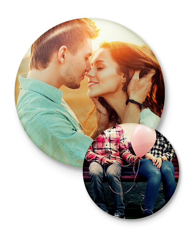 Значки с фотографиями Значки с фотографиями