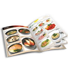 Меню брошюра